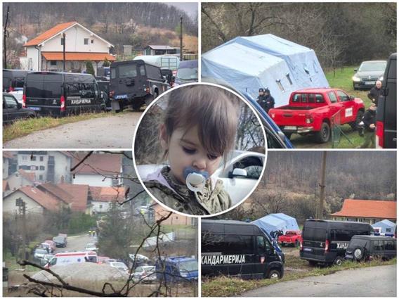 Трет ден трае потрата по двегодишното девојче од Србија